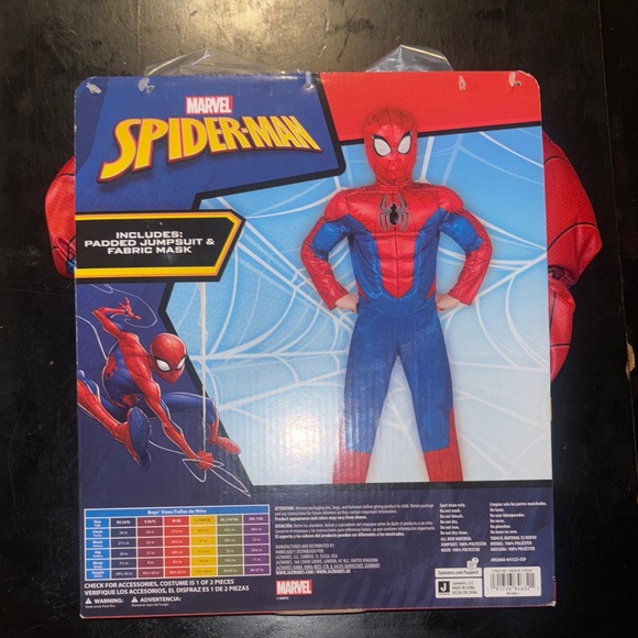 Marvel Spider-Man Kids' Costume - Red and Blue - Picture 2 of 2